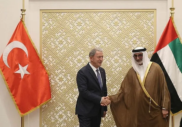 Türkiye ile BAE arasında kritik temas! Milli Savunma Bakanı Akar mevkidaşı Al Bowardi ile görüştü-5