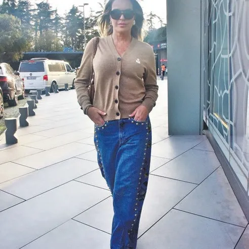 Yeni imajıyla dikkat çekti