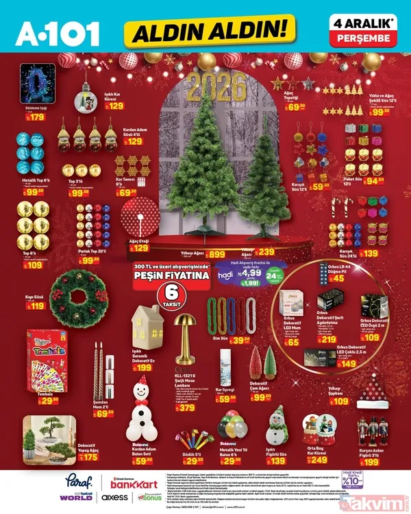 A101’de yılbaşı ürünleri raflarda! 4 Aralık’tan itibaren yılbaşı ağacı, süslemeleri ve yeni yıl temalı ürünler satışta - 5
