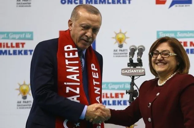 Başkan Erdoğan, Fatma Şahin'i kabul etti