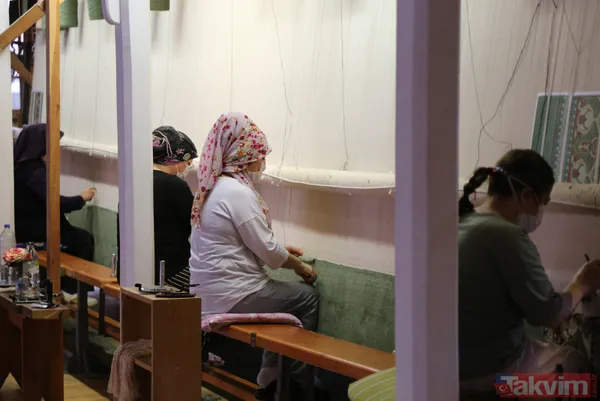 Yapımı bir yıl sürecek halıya tam tamına 20 milyon ilmek atılacak - 9