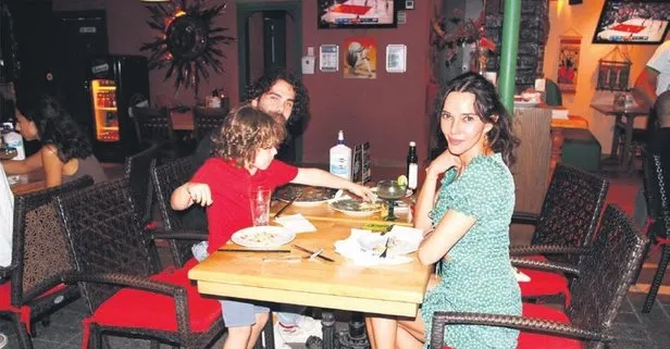 Oyuncu Hande Ataizi oğlu Aslan Leon ve sevgilisi Dinç Aydoğdu’yla yemekte görüntülendi