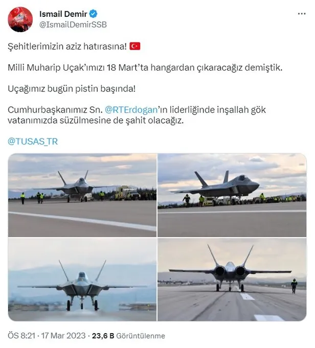 milli-muharip-ucak-piste-cikti-ilk-ucusunu-bu-yil-yapacak-1679074324414.jpg Milli Muharip Uçak hangardan piste çıktı: İlk uçuşunu bu yıl yapacak!-4