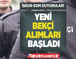 Son dakika duyuru geldi iş arayanlara müjde! İŞKUR-EGM duyurular: 2 ilde ilan yayımlandı 5 bin 500 lira maaş... Yeni bekçi alımları başladı!