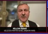 Gelecek Partisi Genel Başkan Yardımcısı Selçuk Özdağ'dan fondaş TELE 1'de FETÖ ağzıyla skandal açıklama!