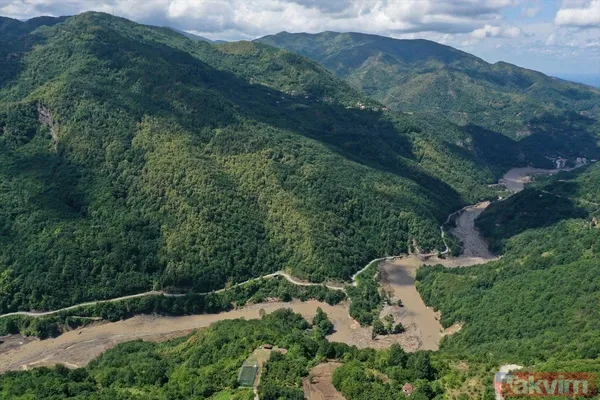 SON DAKİKA: Selin vurduğu Kastamonu Bozkurt ve Abana Sahili havadan görüntülendi - 16