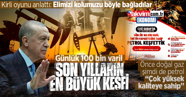 Başkan Erdoğan petrol müjdesini duyurdu! Cudi ve Gabar'da yeni keşif: "Çok yüksek kaliteye sahip! Aynı bölgeden yeni müjdeler bekleniyor"