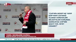 Başkan Erdoğan’dan Samsun’da peş peşe müjde