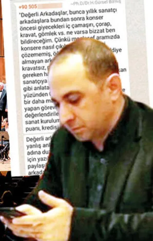 Müdürden sanatçılara "iç çamaşırı" mesajı ortalığı karıştırdı