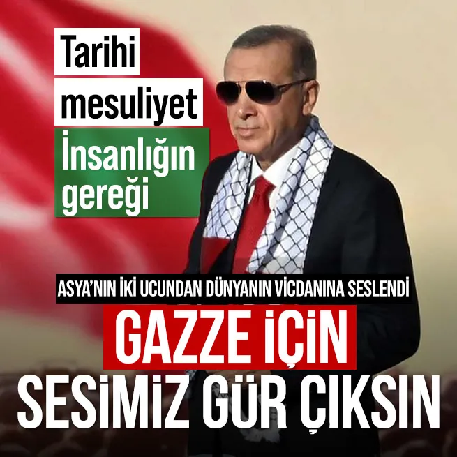 Başkan Erdoğan Nikkei Shimbuna Gazze için yazdı: Hem tarihi mesuliyetimizin hem de insanlık vakarının gereğidir
