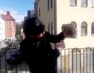 Cami önünde Kur’an-ı Kerim yaktı! Olaylar çıktı