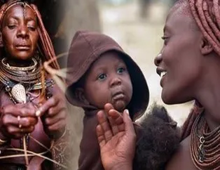 Dünyanın en ilginç kabilesi! Himba kabilesinin kadınları hamile kalmak için...