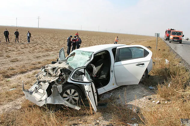 Aksaray'da korkunç kaza! Tıra arkadan çarptı