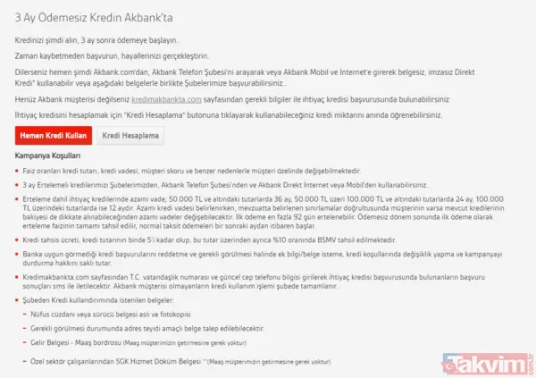 🎁 3 ay ertelemeli, faizsiz 7.000-15.000 ile 20.000 TL kredi fırsatı! Bankalardan bayram hediyesi! 💸 Ziraat, Vakıfbank, Akbank 5 dakikada hesaba yatıyor! - 5