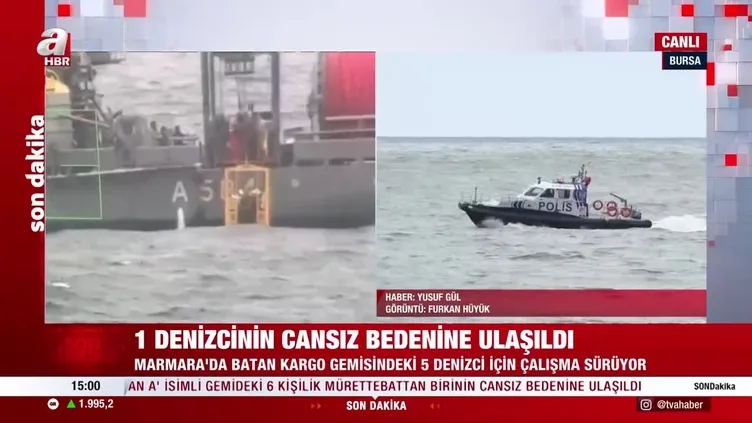 Marmara Denizi'nde batan 'BATUHAN A' isimli geminin enkazına dalış: 6 kişiden birinin cesedine ulaşıldı