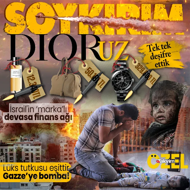Lüks tutkusu eşittir Gazzeye bomba! Louis Vuitton, Dior, Chanel, Hermes... Müslümanın parasıyla Müslüman soykırıma uğruyor | İsrailin finans ağı