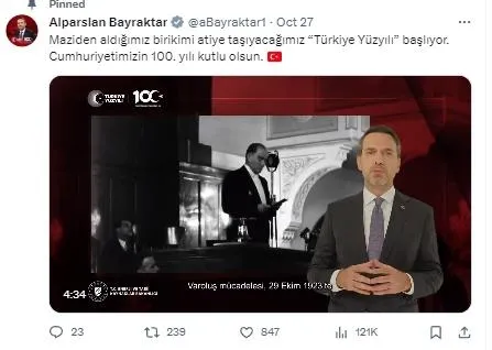 Başkan Erdoğan'dan "Cumhuriyetin 100’üncü yıl dönümü" mesajı: Cumhuriyetimizi daha da güçlendirerek yeni asrına hazırlamanın gayreti içindeyiz-25