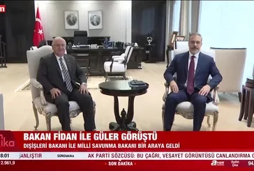 Dışişlerinde kritik görüşme!