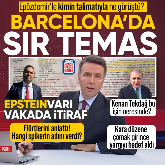 Medyadaki safra taşı dökülüyor! Mehmet Akif Ersoydan Rezan Epözdemirle Barcelonada görüştüm itirafı | Kenan Tekdağ bu işin neresinde?