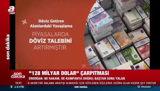 Başkan Erdoğan'dan grup toplantısında 128 milyar dolar yalanına videolu yanıt!