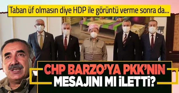 Barzani ailesinin ayağına giden CHP yönetimi bölücü terör örgütü PKK’dan mesaj mı iletti?