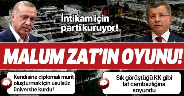 Şehir Üniversitesi gerçeği: Ahmet Davutoğlu kendisine diplomalı mürit oluşturuyor
