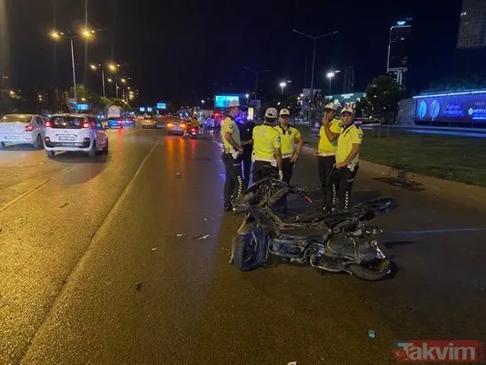 Kaza değil cinayet! İstanbul Kadıköy’de makas atarak ilerleyen araç motosikletliyi canından etti