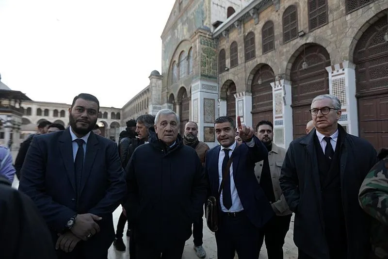 İtalya Dışişleri Bakanı Şam'da (EPA)