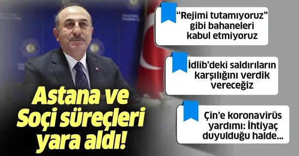 Son dakika: Dışişleri Bakanı Mevlüt Çavuşoğlu’ndan flaş İdlib açıklaması