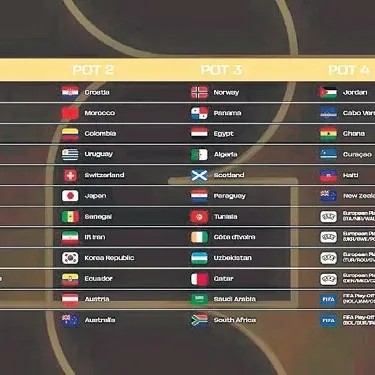 A Milli takım 4. torbada