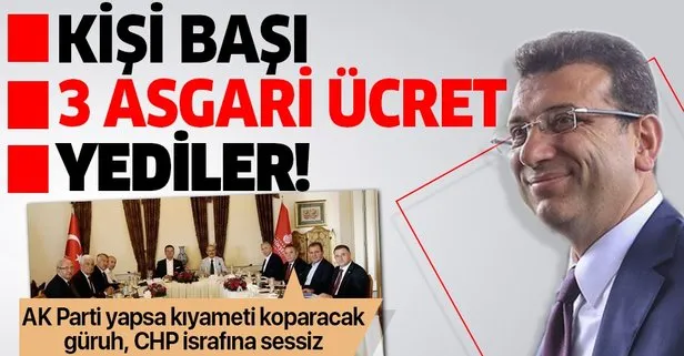 Imamoglu Nun Baskan Oldugu Chp Li Ibb Den Kisi Basi 3 Asgari Ucrete Yemek Takvim