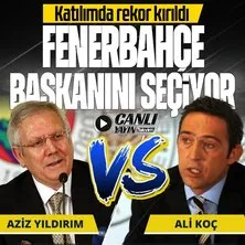 CANLI YAYIN | Fenerbahçe başkanını seçiyor! Ali Koç ve Aziz Yıldırım’ın yarıştığı kongrede oy verme işlemi devam ediyor! Rekor katılım