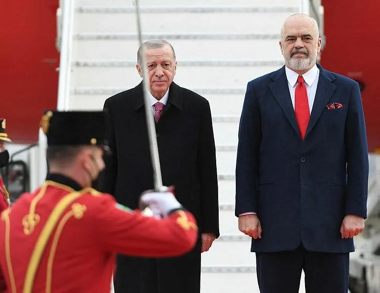 Erdoğan Arnavutluk’ta