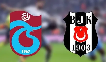 İşte Trabzonspor-Beşiktaş derbisinin ilk 11’leri