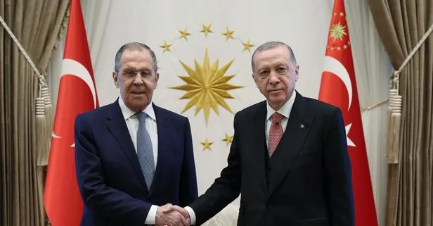Başkan Erdoğan, Rusya Dışişleri Bakanı Lavrov’u kabul etti