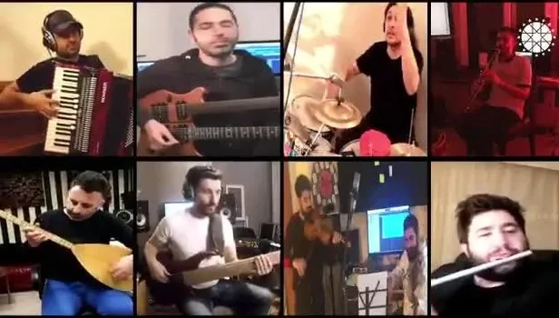 Genç sanatçılar da “Hayat Eve Sığar” dedi... O şarkı ile destek verdiler