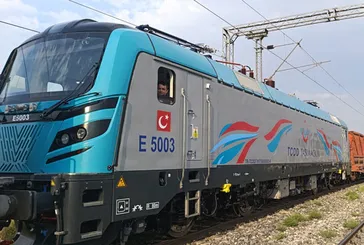 Yerli ilk elektrikli lokomotifi E5003’ten ilk ticari sefer