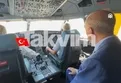Başkan Erdoğan KKTC'ye ilk resmi uçuşta kokpitte!