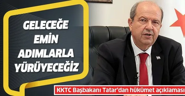 KKTC Başbakanı Ersin Tatar HP’nin hükümetten çekilme kararına ilişkin konuştu! Geleceğe emin adımlar yürüyeceğiz