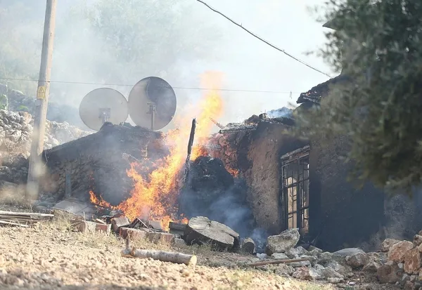 Muğla'da orman yangını-6