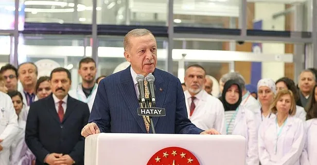 Başkan Erdoğan, Hatay Eğitim ve Araştırma Hastanesi ile İskenderun Devlet Hastanesi açılışında açıklamalarda bulundu