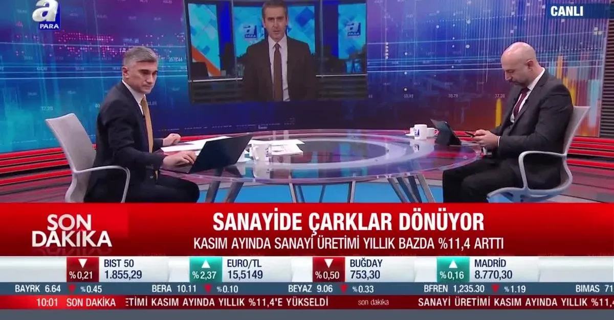 Sanayide çarklar dönüyor! Kasım'da arttı