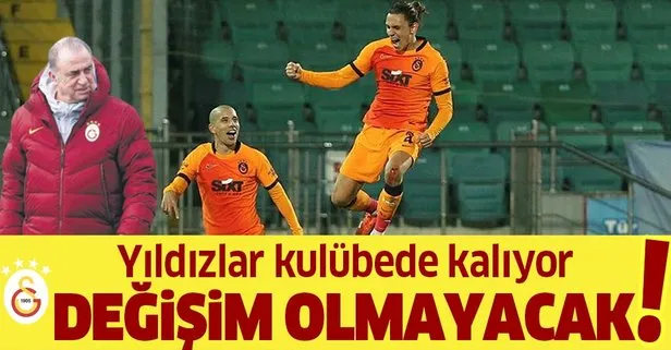 Galatasaray’da yıldızlar kulübede bekleyecek! Fatih Terim kazanan 11’i değiştirmiyor