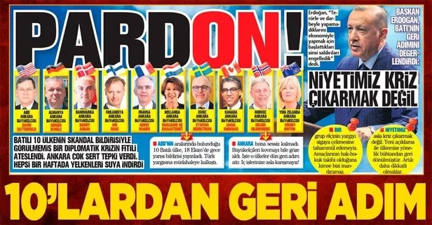 Başkan Recep Tayyip Erdoğan, Batı’nın geri adımını değerlendirdi! Niyetimiz kriz çıkarmak değil