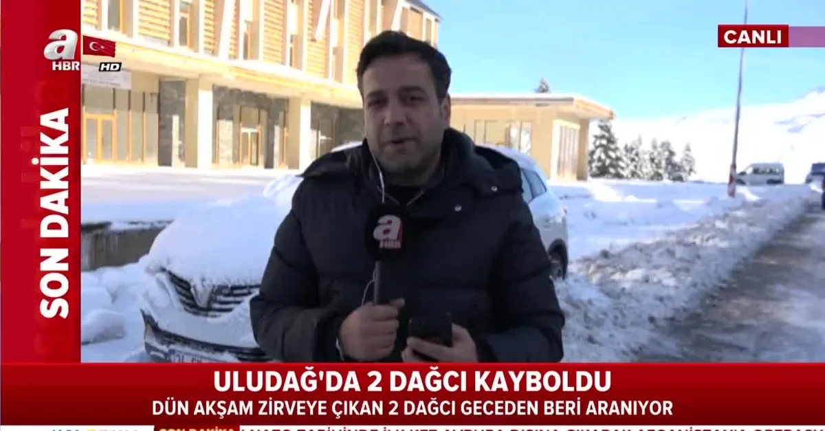 Uludağ’da 2 dağcı kayboldu