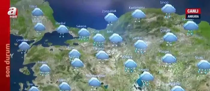 HAVA DURUMU | İstanbul'a kar yağışı başladı! Sıcaklıklar 10 derece birden düştü! Uyarı üstüne uyarı: Yağışlar ne kadar devam edecek? Hafta sonu kar var mı?-11