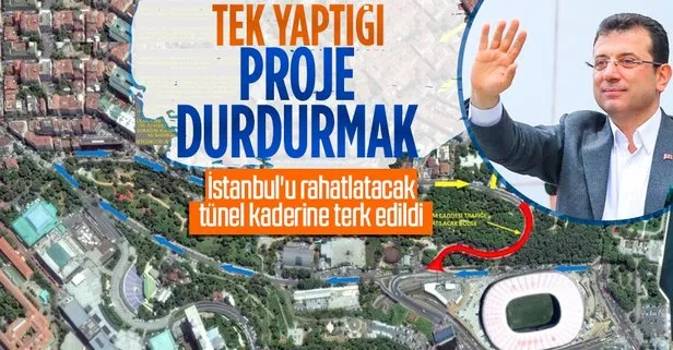 CHP’li İBB yönetimi 70 dakikalık mesafeyi 5 dakikaya düşürecek Levazım-Dolmabahçe Tüneli çalışmalarını durdurdu!