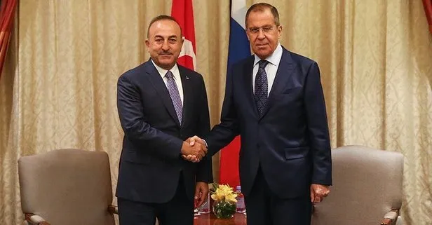 Dışişleri Bakanı Çavuşoğlu, Rusya Dışişleri Bakanı Sergey Lavrov ile görüştü