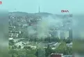 İTÜ'de otluk alanda yangın
