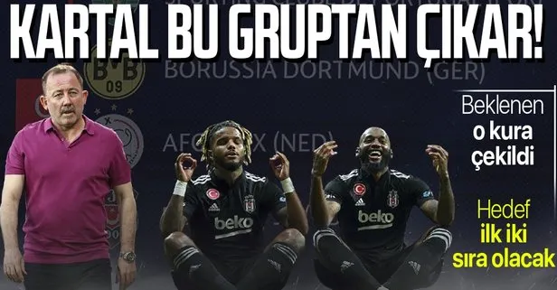 Beşiktaş, Şampiyonlar Ligi’nde güzel bir kura çekti: Beşiktaş; Dortmund, Sporting ve Ajax’la eşleşti